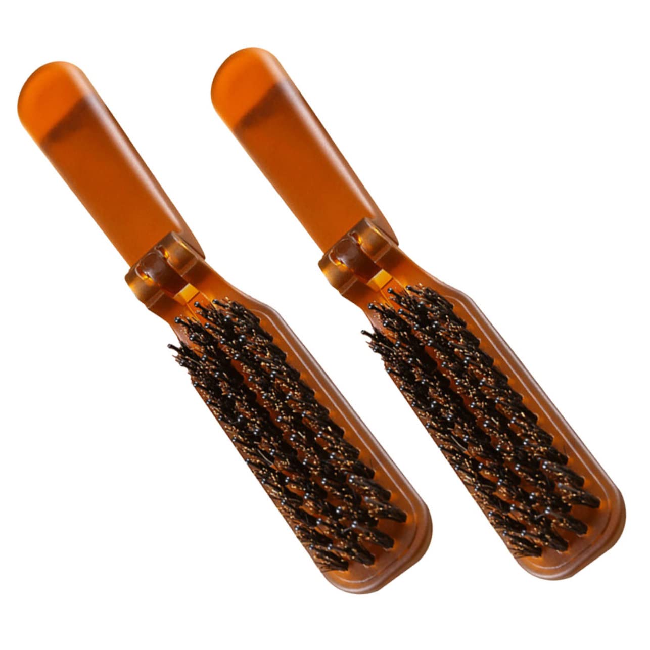FOMIYES 8stücke Faltbare Reisehaarbürste Tragbarer Haarkamm Für Styling Ergonomisches Design Für Unterwegs Für Glattes Und Lockiges Haar Unisex Kompakte