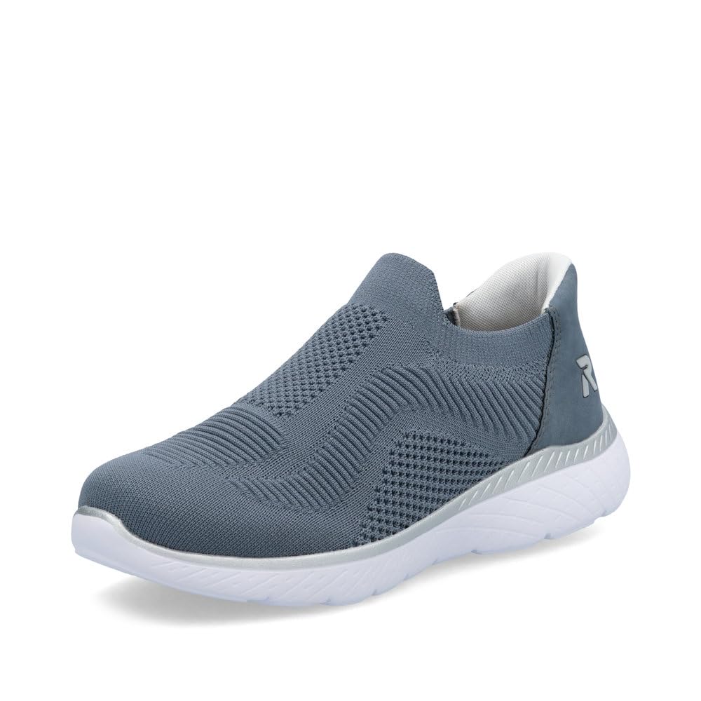 Rieker Women's M5072 Slippers, Blue, 40 EU, Blue, 6.5 UK