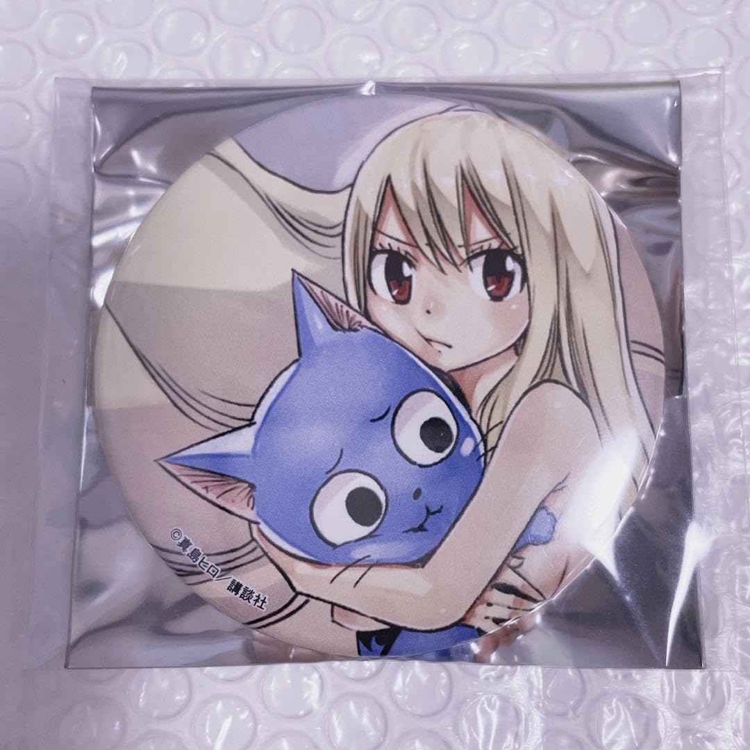 Amazon | fairytail ルーシィ ハッピー 缶バッジ | バッジ | おもちゃ