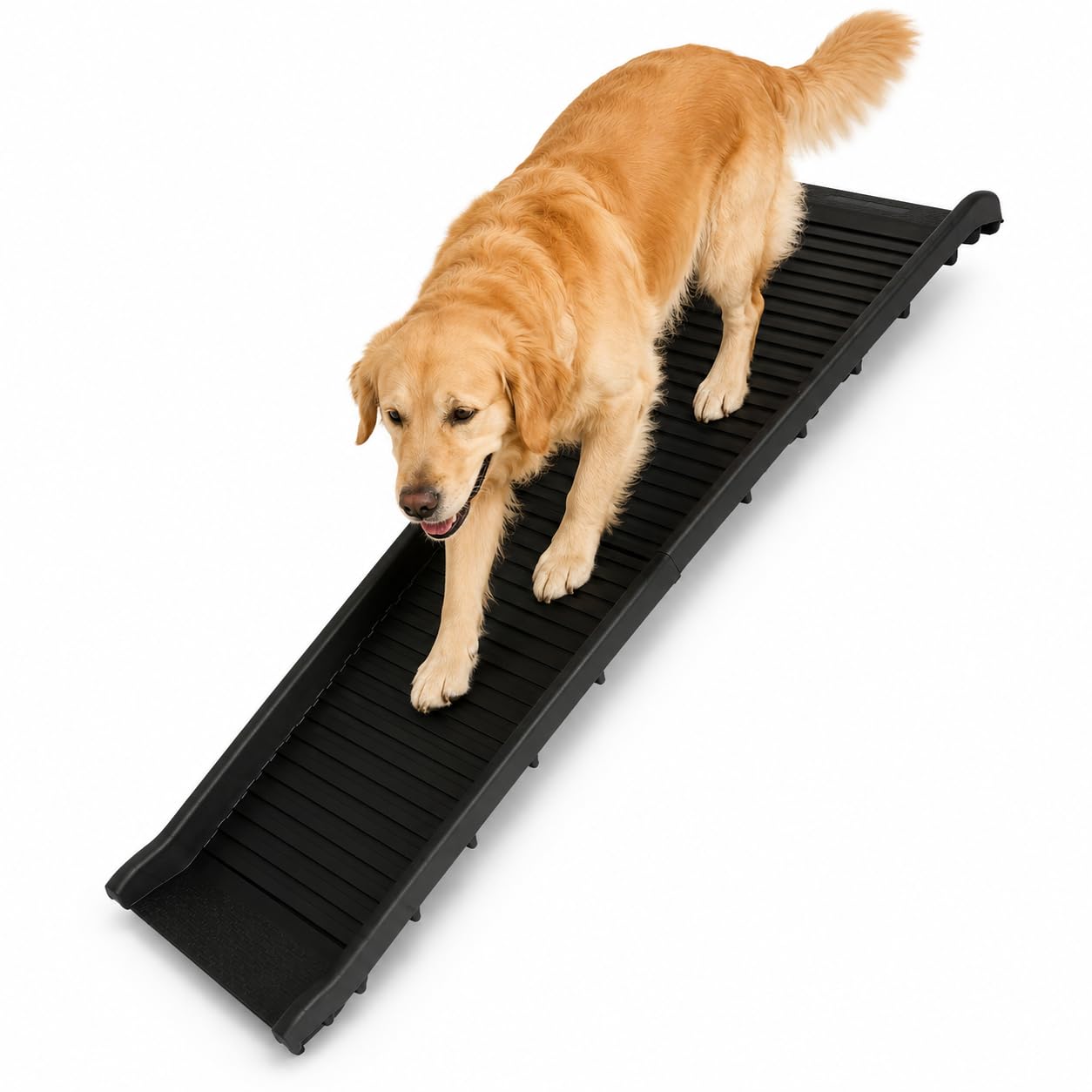 BITUXX® Hunderampe Hunde Einstiegshilfe Autorampe Hundetreppe Hundetransport Klappbar aus Kunststoff