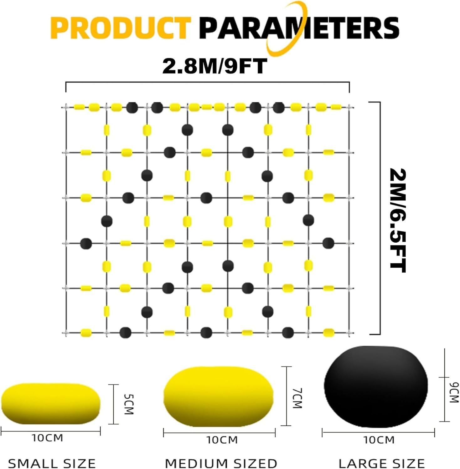 Reflexes Agility-Trainingsset, professionelle Agility-Matte mit Bodenabweiser (6,5' x 5,2' & 9,2 Fuß), einstellbare Winkel für Torwart-, Fußball-, Hockey- und Sportreaktions