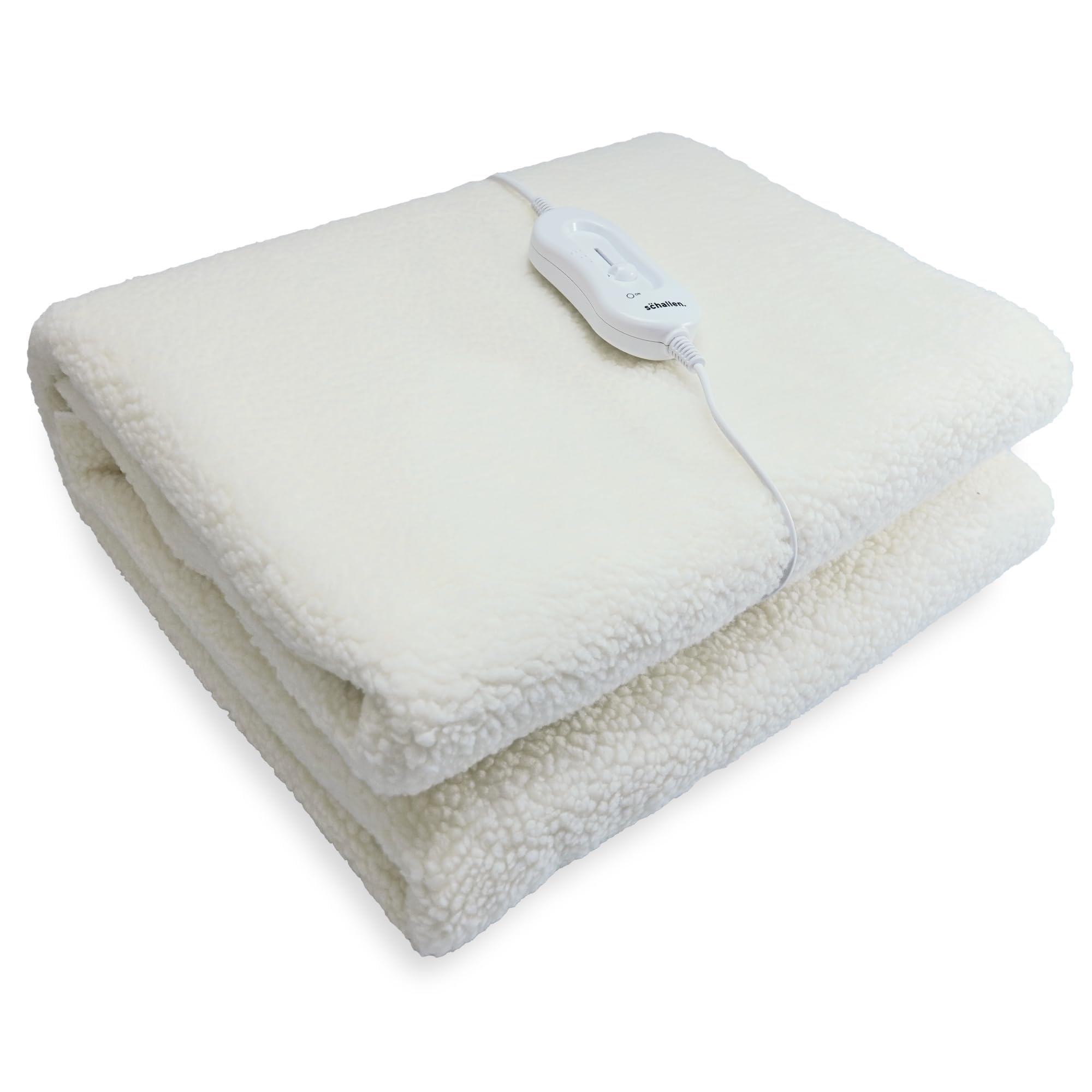 Schallen Premium Comfort Electric Heated Blanket, Remote Control with 3 Heat Settings (King, Soft Fleece Electric Blanket) โ image 1