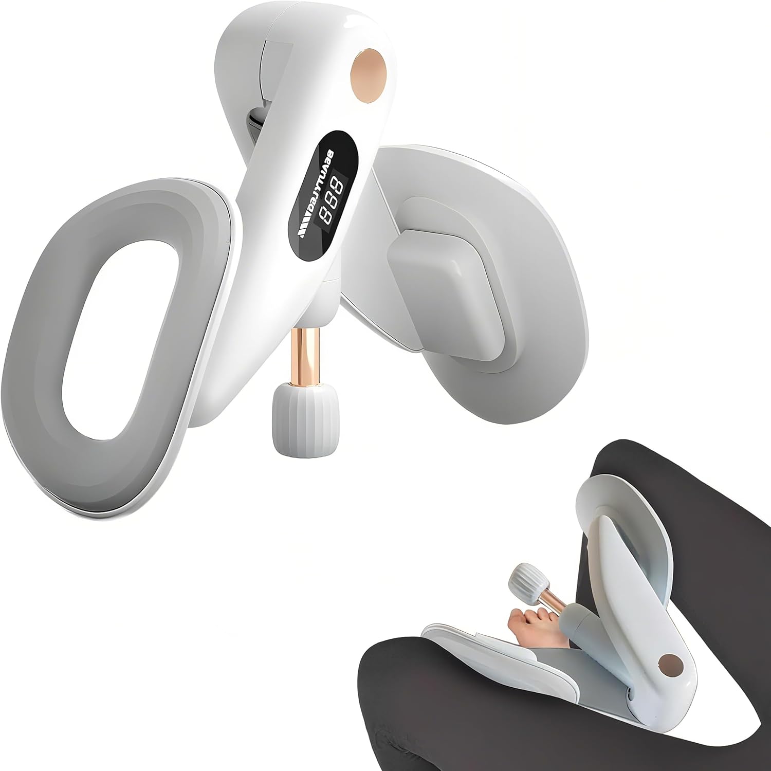 Thigh Master Thigh Exerciser for Women, Adjustable Resistance (15 – 35lb) Inner Thigh & Pelvic Floor Exercise Kegel Hip Trainer, Home Gym Leg Strengthening Machine