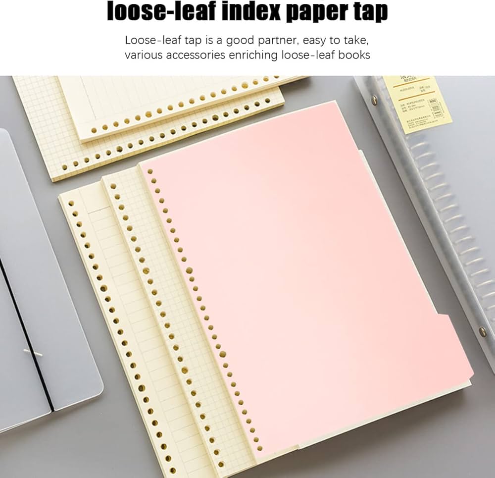 なページ　30点 Amazon | Ciieeo インデックス ファイル a4 11穴 仕切りカード