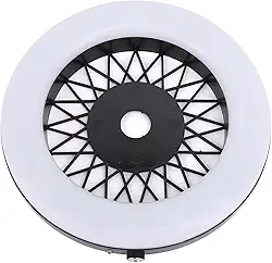 TOPINCN Anel de Luz LED para narguilé, RGB 16 Cores Iluminação Painel Redondo de Lâmpada de narguilé Com Controle Remoto para Decoração de Bar de Festa Em Casa, Luz Decorativa LED