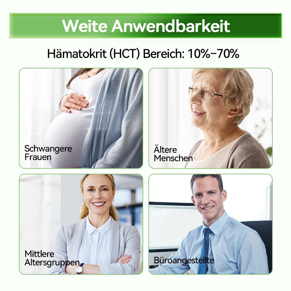 MicroTech Bluetooth Blutzucker-Messgerät Kit 10 Streifen & Lanzetten, ohne Codierung, 500 Speicher, breiterer HKT für die Familie (mmol)