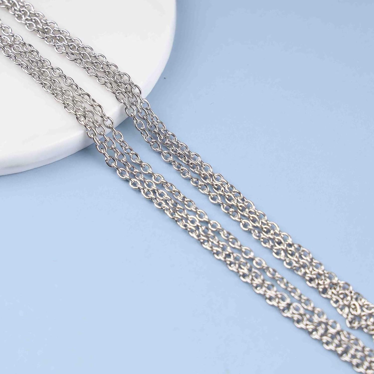 Andelaisi Boho Layered Hamsa Choker Necklace Vintage Sanskrit Symbol Pendant Necklace Silver Sunflower Chain Necklace Multilayer Yoga Om Necklace Chain Jewelry for Women - Image 5