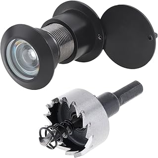 Door Viewer Peephole, Solid Brass 220-degree Peeph