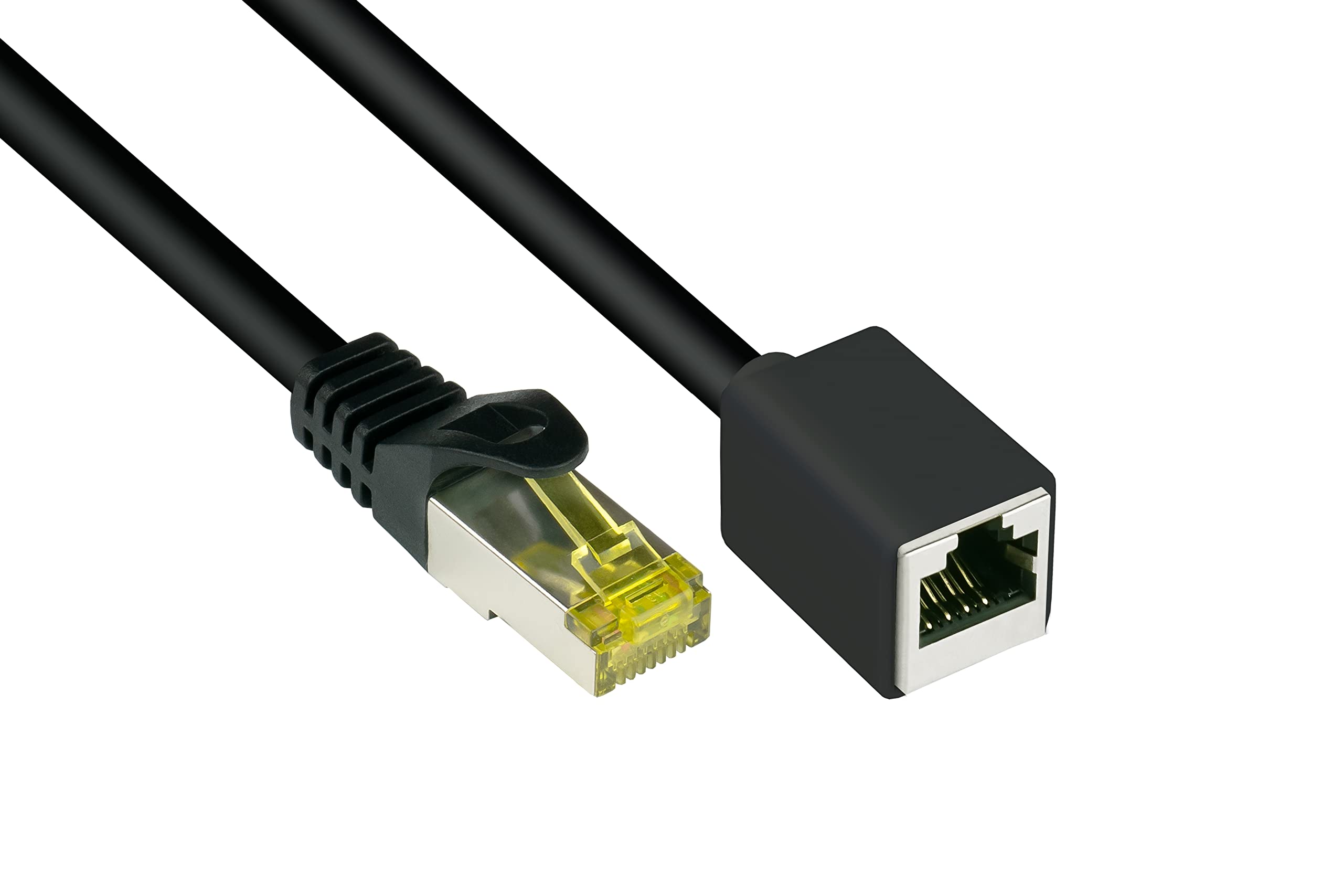 Good Connections RNS Patchkabelverlängerung CAT7 S/FTP PiMF black 0,5m