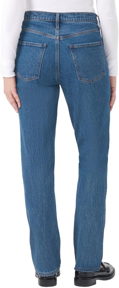 KIRKLAND Signature Women's High-Rise Straight Leg Jeans - Image 4