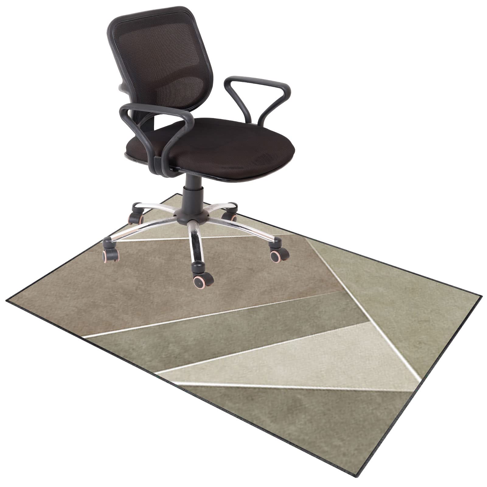 EYZO Office Gaming Computer Chair Mat Chair Rug For Hardwood Floor, Desk Chair Mats For Rolling Chairs, Non-slip Computer Chair Mat For Wood Floors, Floor Protectors For Home & Office 90 × 140 cm — image 1