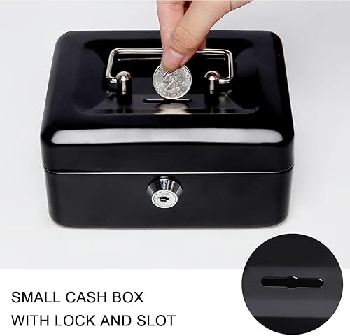 Miniatura 7 de Jssmst SMCB003 - Caja fuerte con cerradura regalos de cumpleaños 2017 caja metálica para niños adultos resistente 100 segura  Rojo