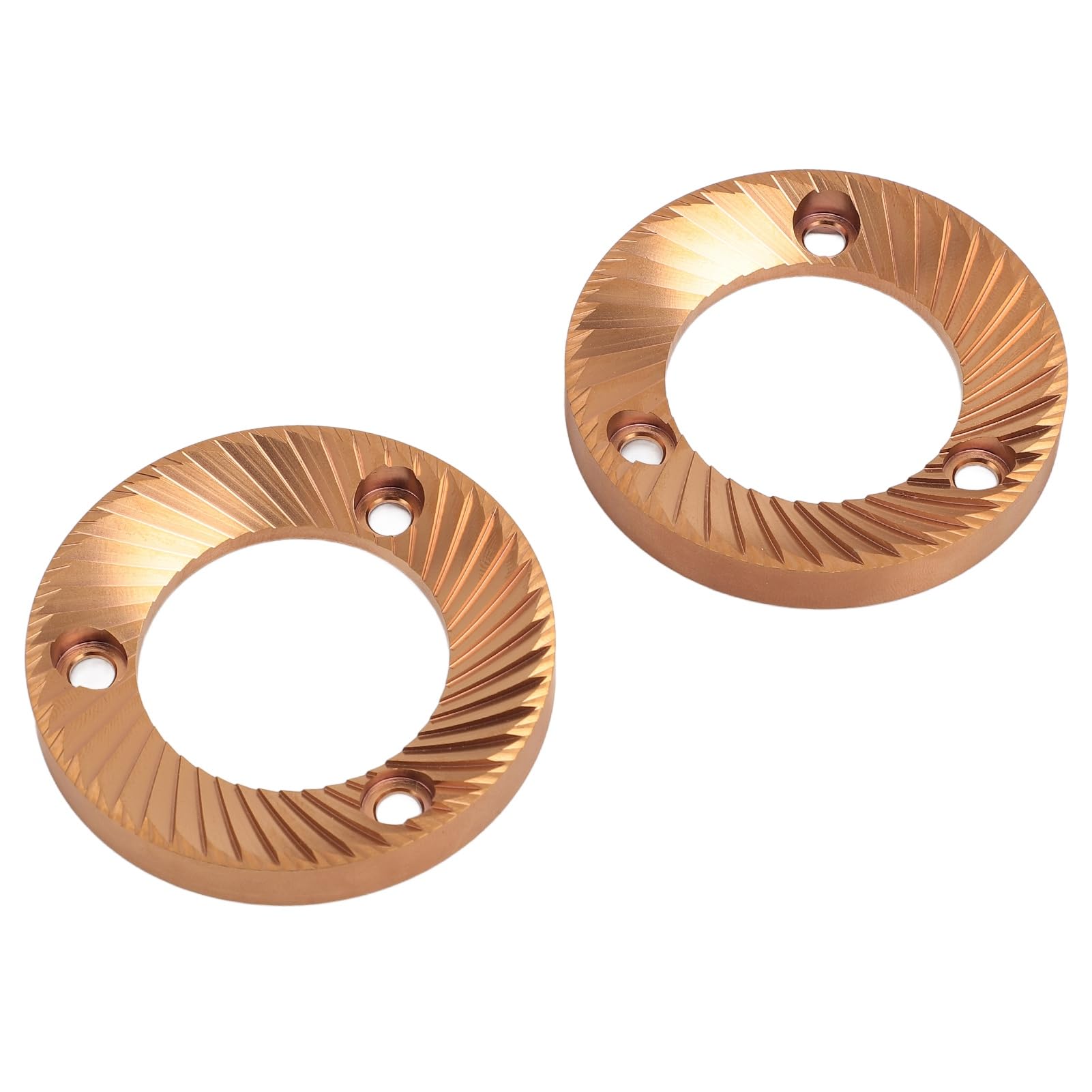 Naroote Fresa Plana para Molinillo de café de 64 Mm, Fresa Plana Profesional Plateada para Moler café, sin Orificios para Tornillos con Molienda Uniforme, Compatible con DF64, Super Jolly, Mini E