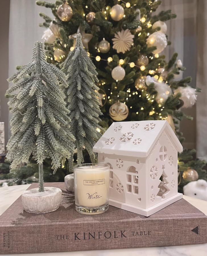 Işıltılı Dekoratif Tealight veya LED Tutucu Ev Modeli