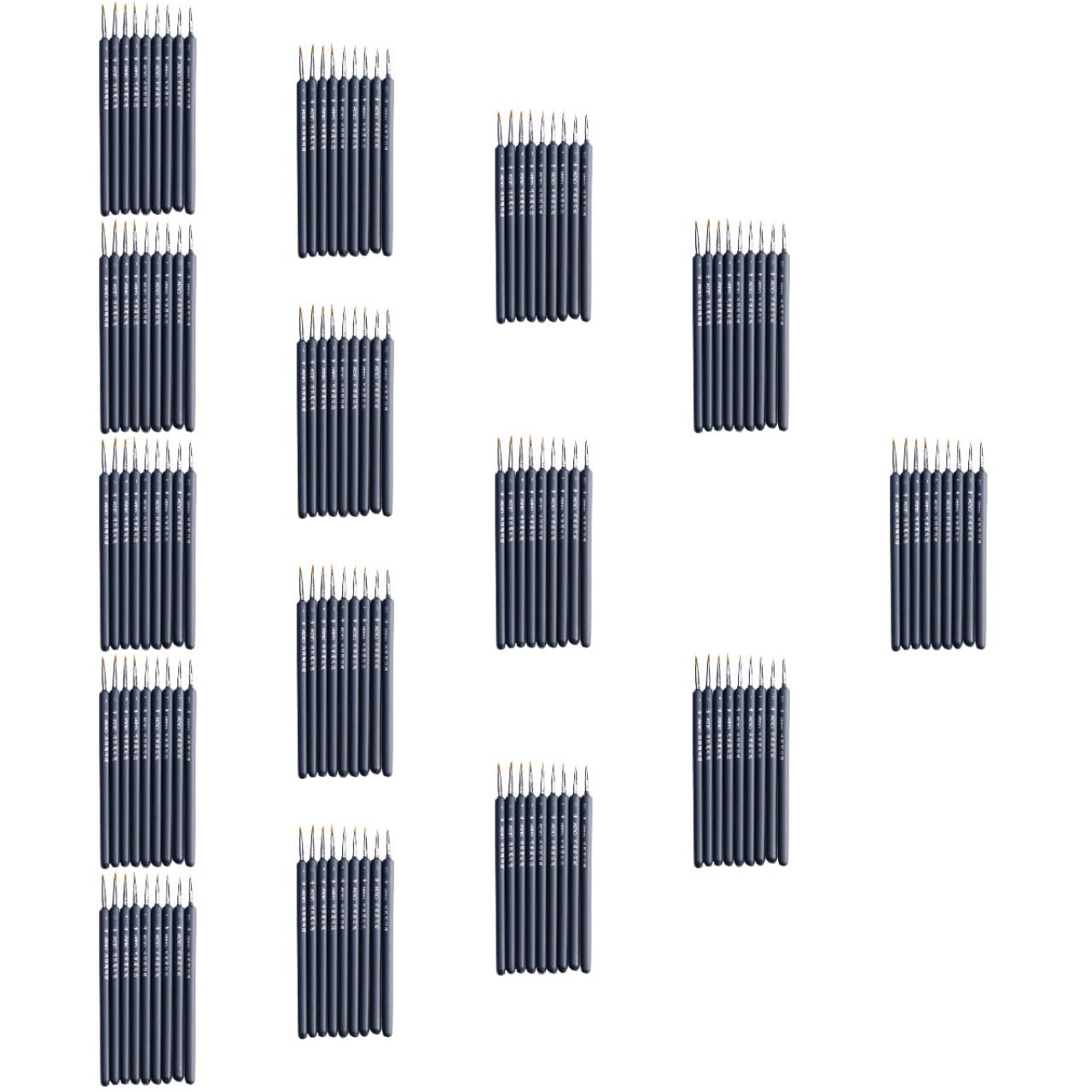 135 Piezas Pincel de Pintura al óleo Pinceles para acrilico rotuladores acuarelables Pintura Fina Kit de Pinceles para Pintar en Miniatura Juego de uñas Kit de manicura Rostro niño