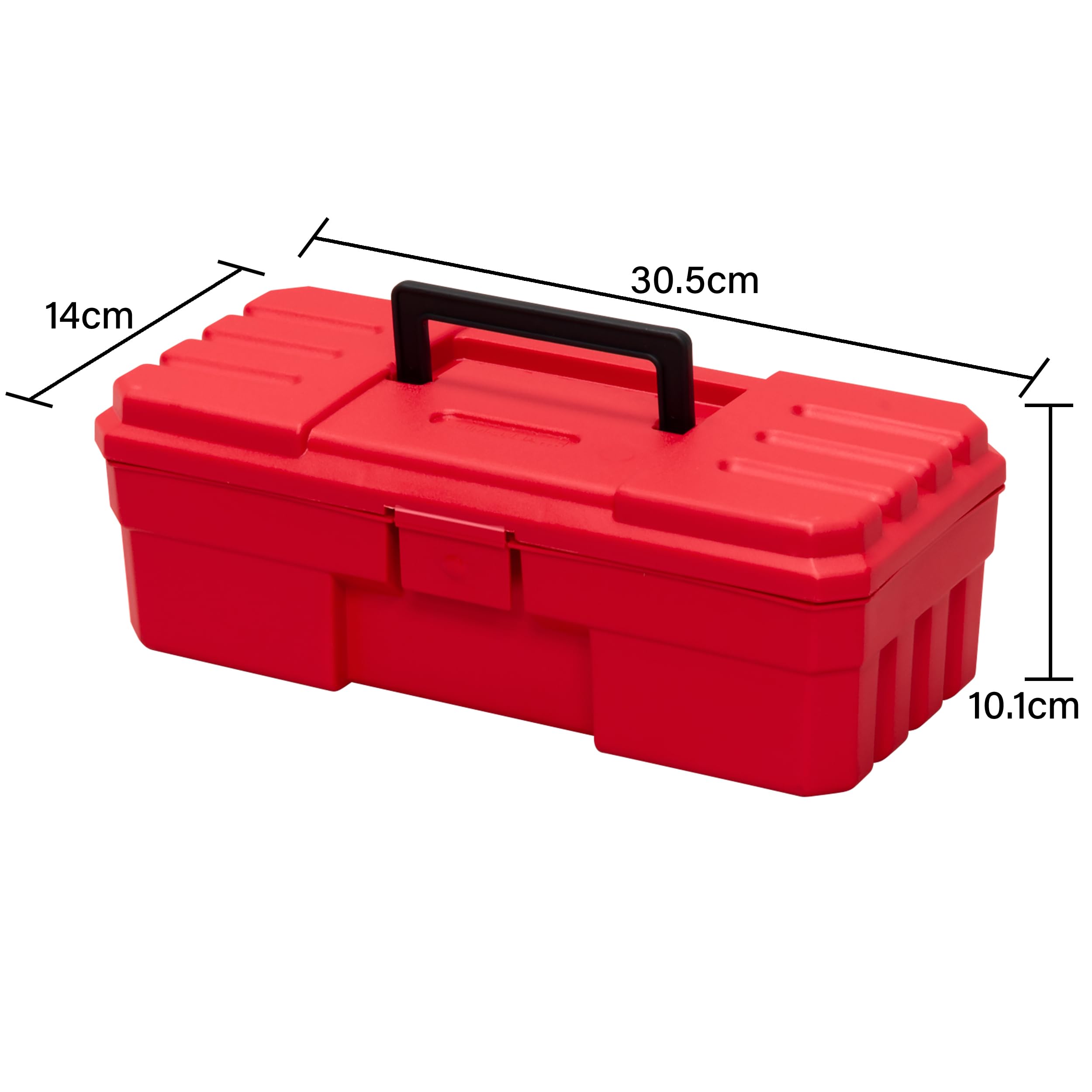 Cassetta Degli Attrezzi Akro-mils 12 Pollici - Plastica Resistente, Manico Comodo, Colore Rosso - Foto 7