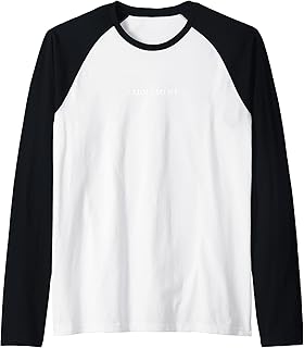 EMOLUMENT English Word Apparel Raglan Baseball Tee