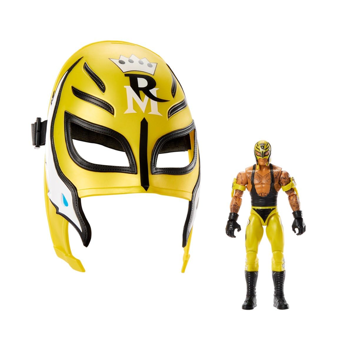 WWE Main Event Series Rey Mysterio Special Edition Rollenspiel Actionfigur und Maske Set
