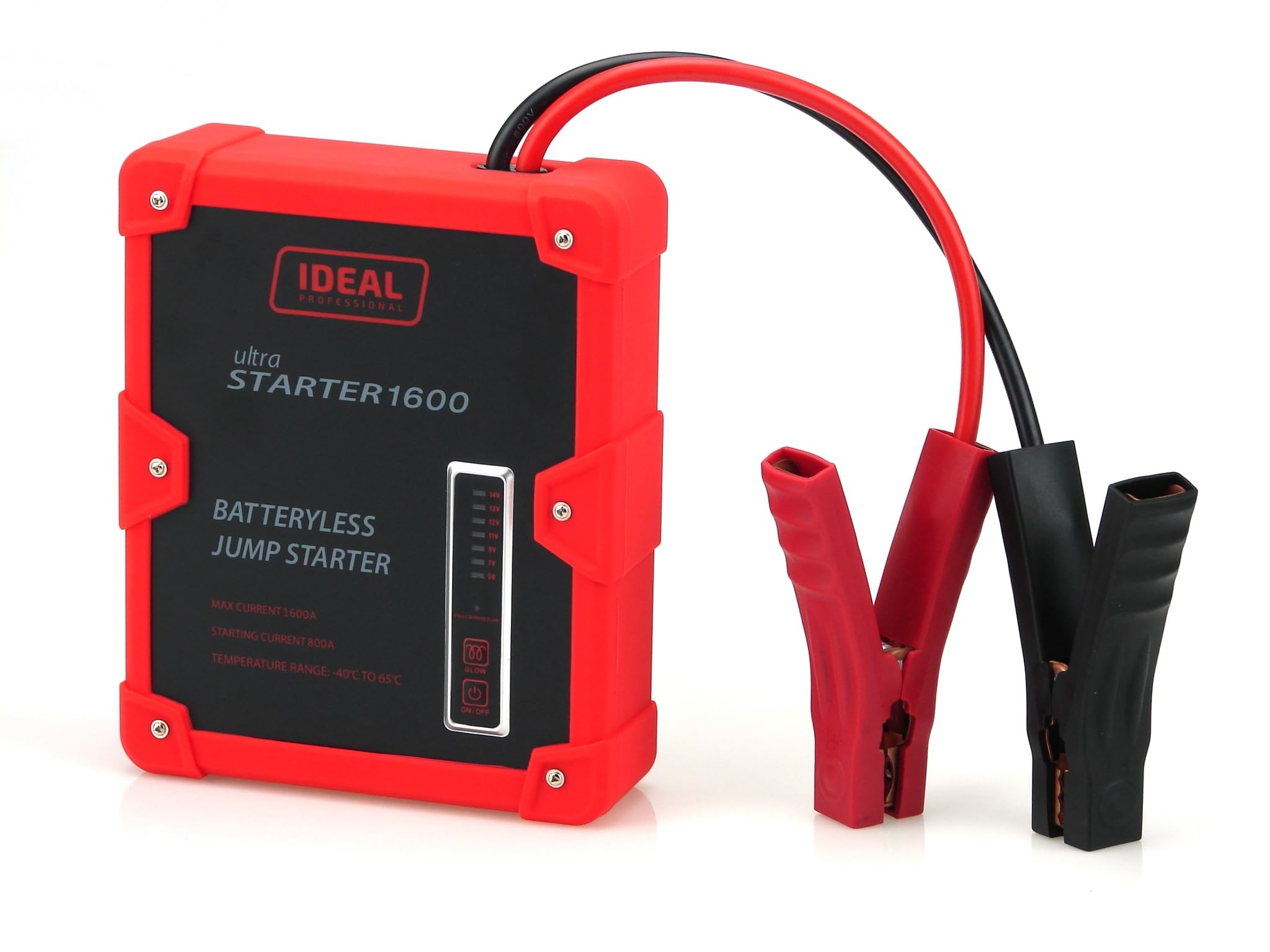 Ideal UltraSTARTER 1600 – Batterielose Starthilfe Powerbank Jump Starter ohne Akku – 1600A Peak für Auto, Motorrad, Diesel & PKW – Kompakt, Sicher & Schnellstart Bestschweissen.de