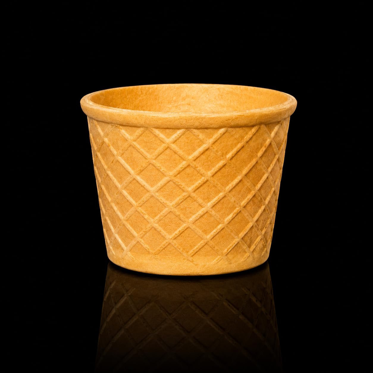 Cone Kings Waffelbecher 100ml 70x55 mm, Eisdielen-Qualität, für Eis und Desserts (50 Stück)
