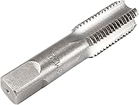 Vista 8 de uxcell Métrico M22 Rosca 2.5 paso 4 flautas rectas H2 herramienta de aleación de acero inferior y tornillo cónico juego de roscas para reparar 1 par