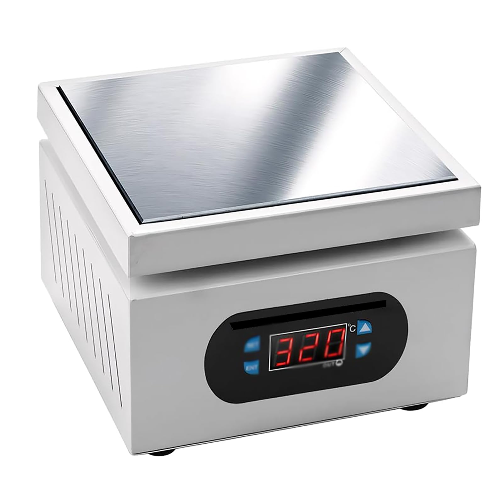 Inteligentny stół grzewczy o stałej temperaturze, cyfrowy wyświetlacz 800 W, zakres regulacji temperatury: 0 ~ 400 ℃/ogrzewanie Płyta aluminiowa: 200 x 200 mm, do ogrzewania konserwacyjnego