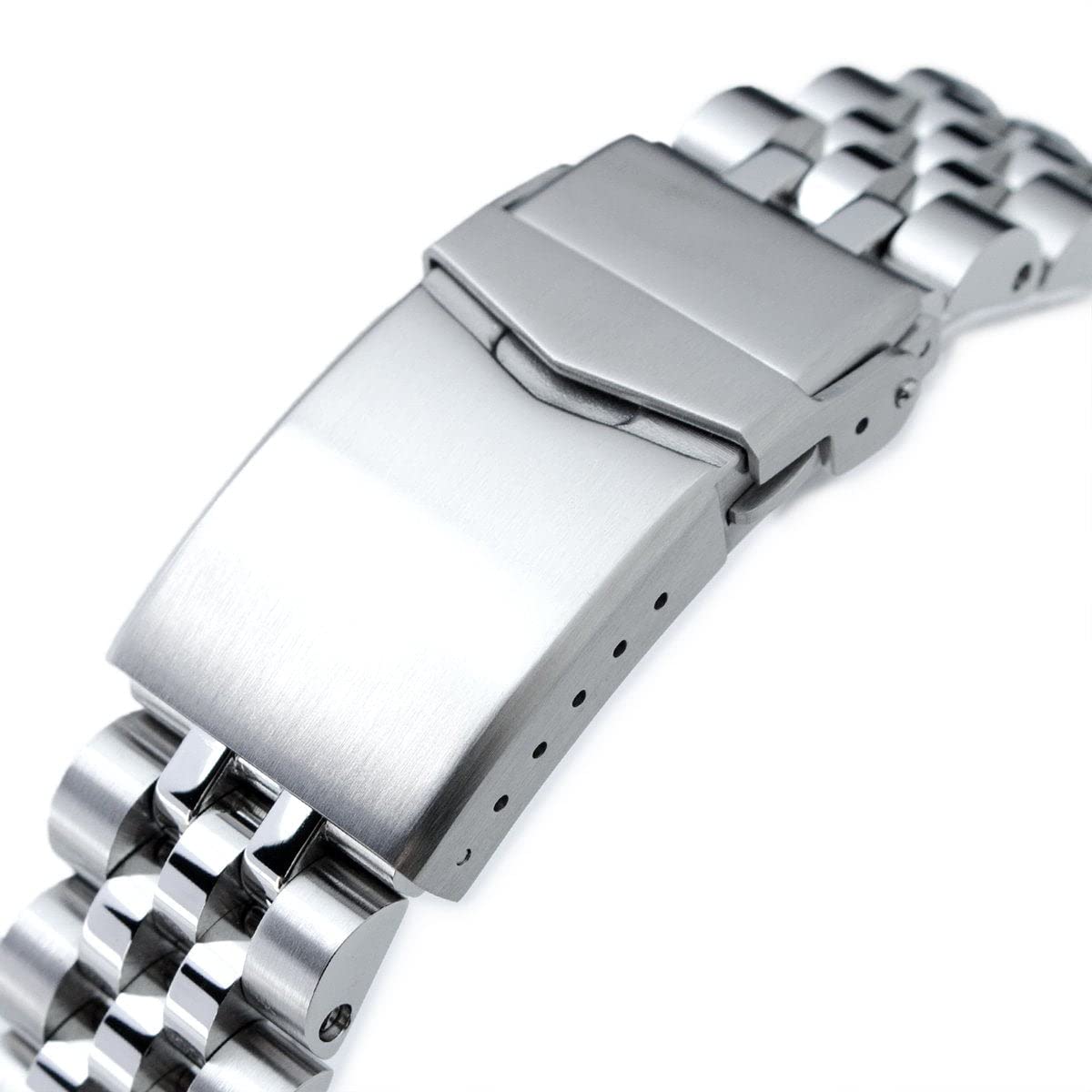 MiLTAT 20 mm Angus-J Louis JUB Bracelet de montre en métal compatible avec Seiko Cocktail SSA345