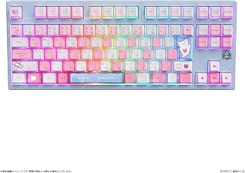 Amazon | 【公式】【結城さくな×AMICIS】ゲーミングキーボード 80HE