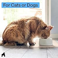 Vista 35 de GORILLA GRIP - Tapete de silicona 100% impermeable con bordes elevados sin BPA para mascotas, tapetes para alimentos de perros y gatos que contienen