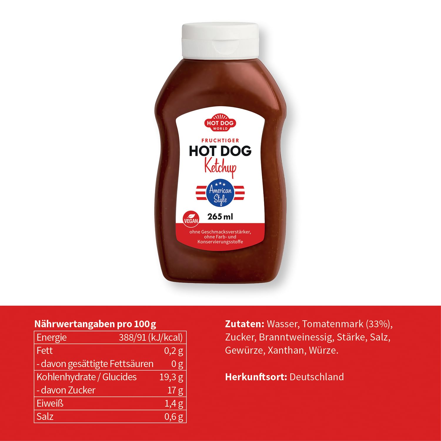 HOT DOG WORLD Hotdog-Partypaket American Style 12 Hot Dogs
