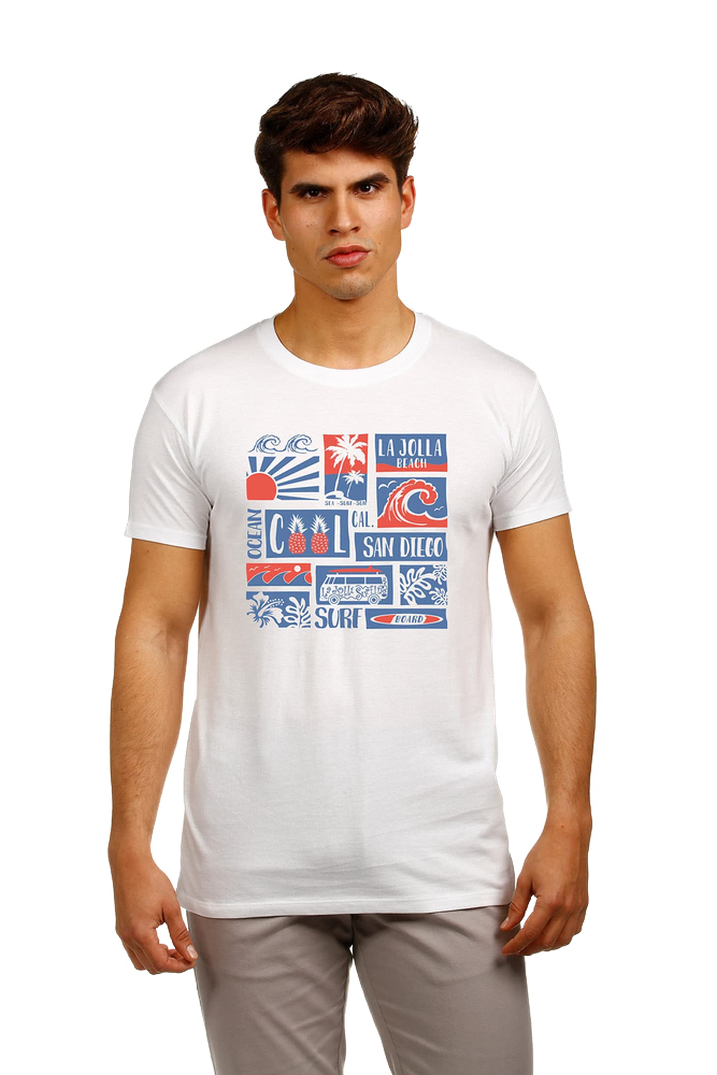 THE TIME OF BOCHA Men's Lv1ccool Short Sleeve T-Shirt