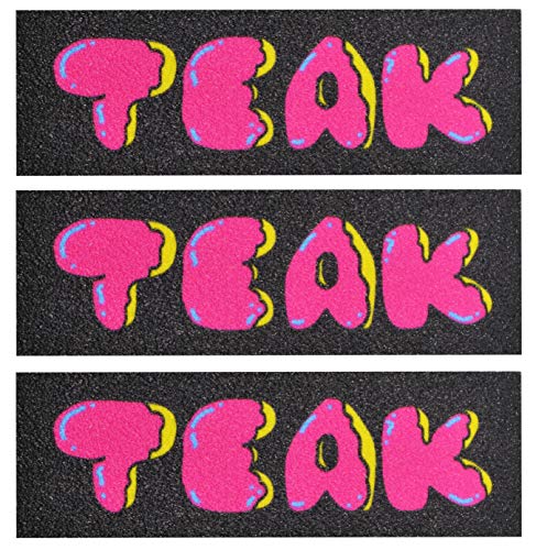 Teak Tuning Premium Graphic Fingerboard Grip Tape, Teak Donut Edition (3 Sheets)