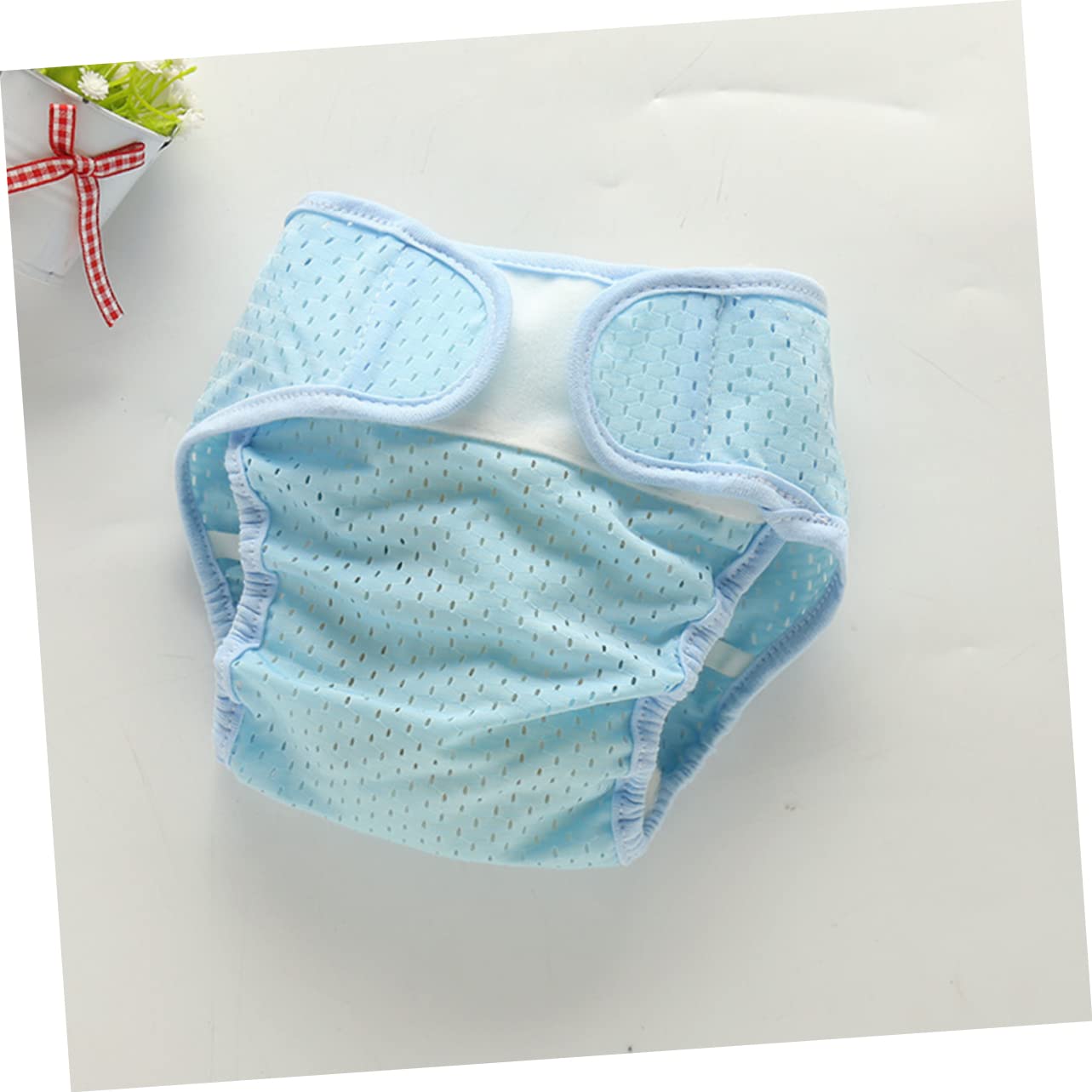 VICASKY Cool Stretchable Baby Diaper Cover Ice Silk Mesh Toddler Diaper Breathable Cover