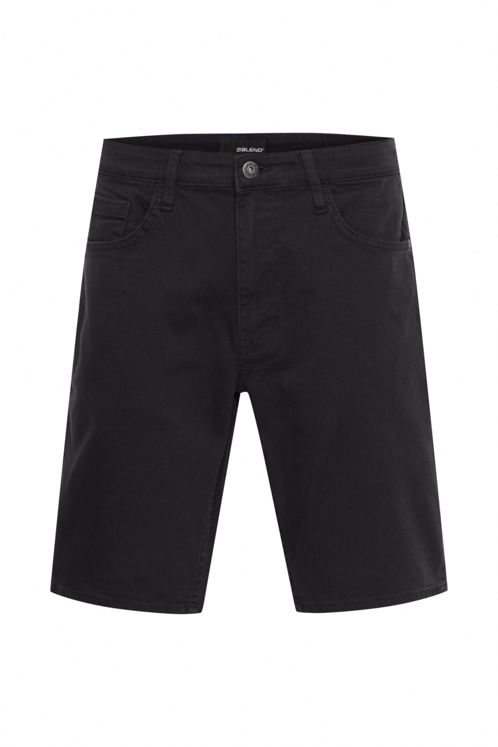 Blend 20715202 Herren Jeans Shorts Kurze Denim Hose 5-Pocket mit Stretch Thunder Relaxed Fit