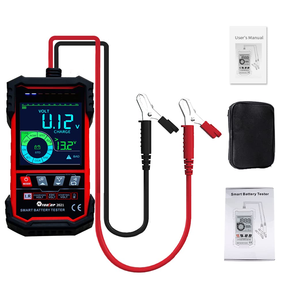 ligent Battery Tester 3.2 Inch Color Screen 12.0V 24.0V Batteryligent Selection Support Battery Test Starts Test Load Test with Illumination Function and Multiple Protections Multicolor ET2201-picture-29