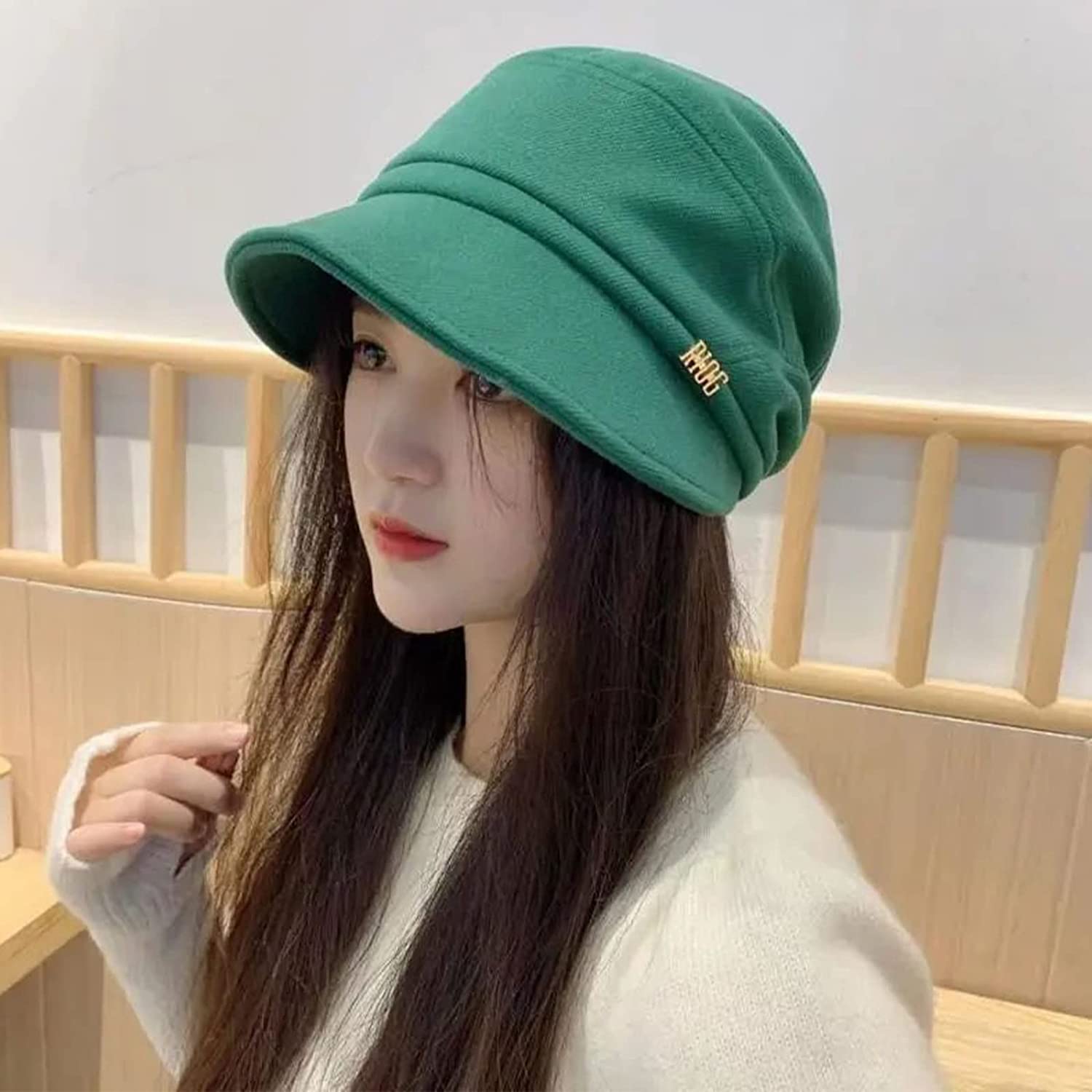 Mil-Bar Military Beret Lined with Leather Navy Blu Sweatband (7-3/8)