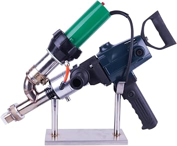 Mini hand extrusion welder gun for welding HDPE PP PVDF sheet LST600F