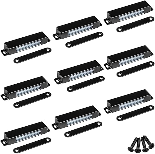 Miniatura 8 de WOOCH Pestillo magnético para puerta, 90 libras de acero inoxidable magnético de alta resistencia para cocina, baño, armario, armario, clóset,