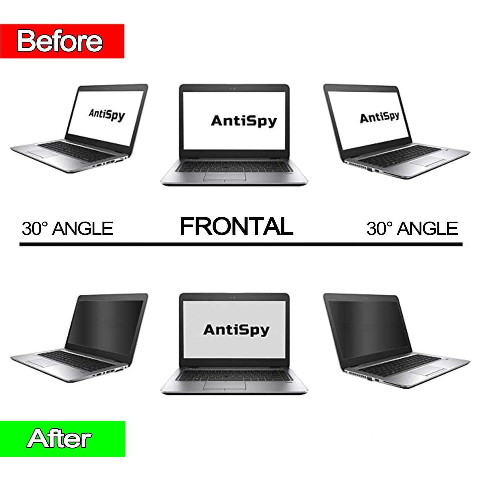 LIGUOYI Filtro De Privacidad para Ordenadores Monitores, Antis Luz Azul Filtro De Pantalla, Antis-Reflejos, Antis UV, Extraíble Filtro De Pantalla, Protector De Pantalla Antis-arañazos