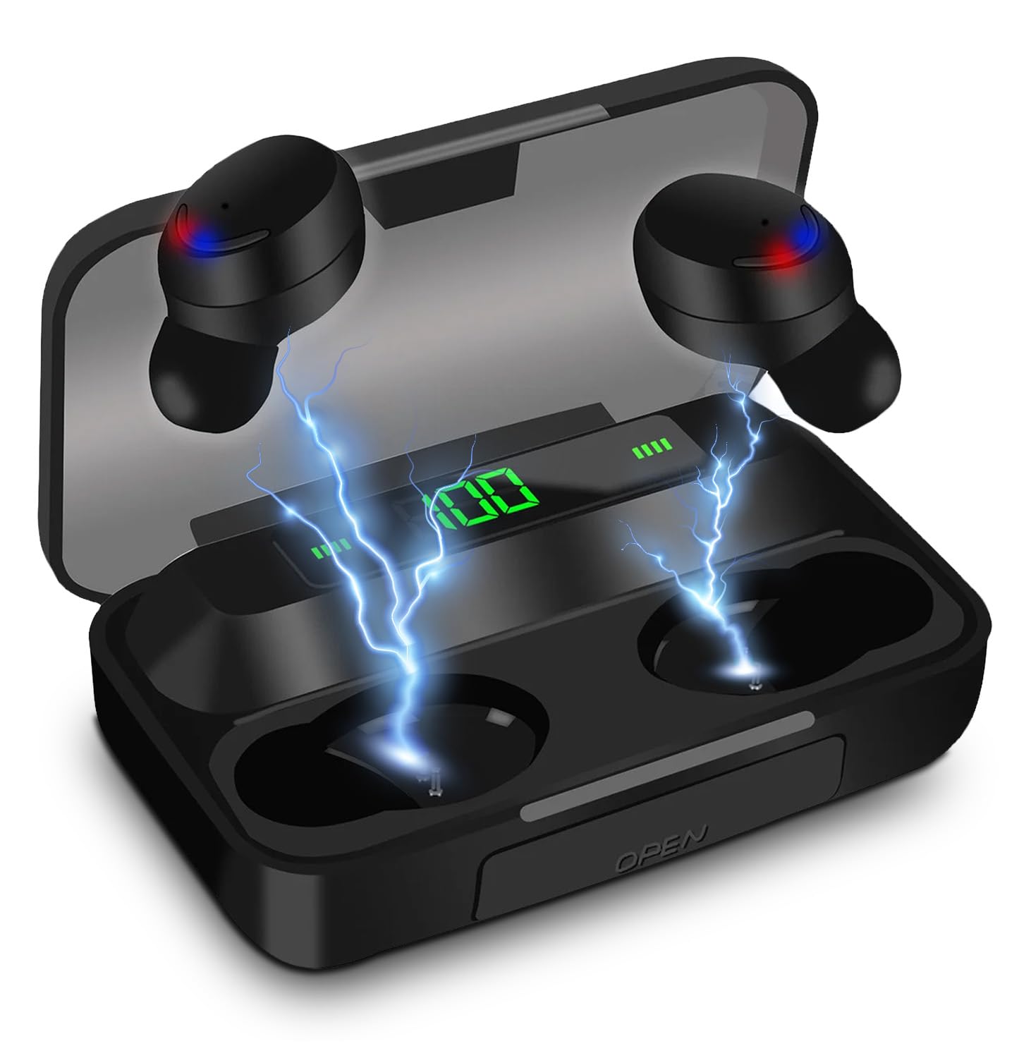 Cuffie Bluetooth, 2025 Auricolari Bluetooth 5.4 Con 4 HD Ic, 40Ore - Foto 9