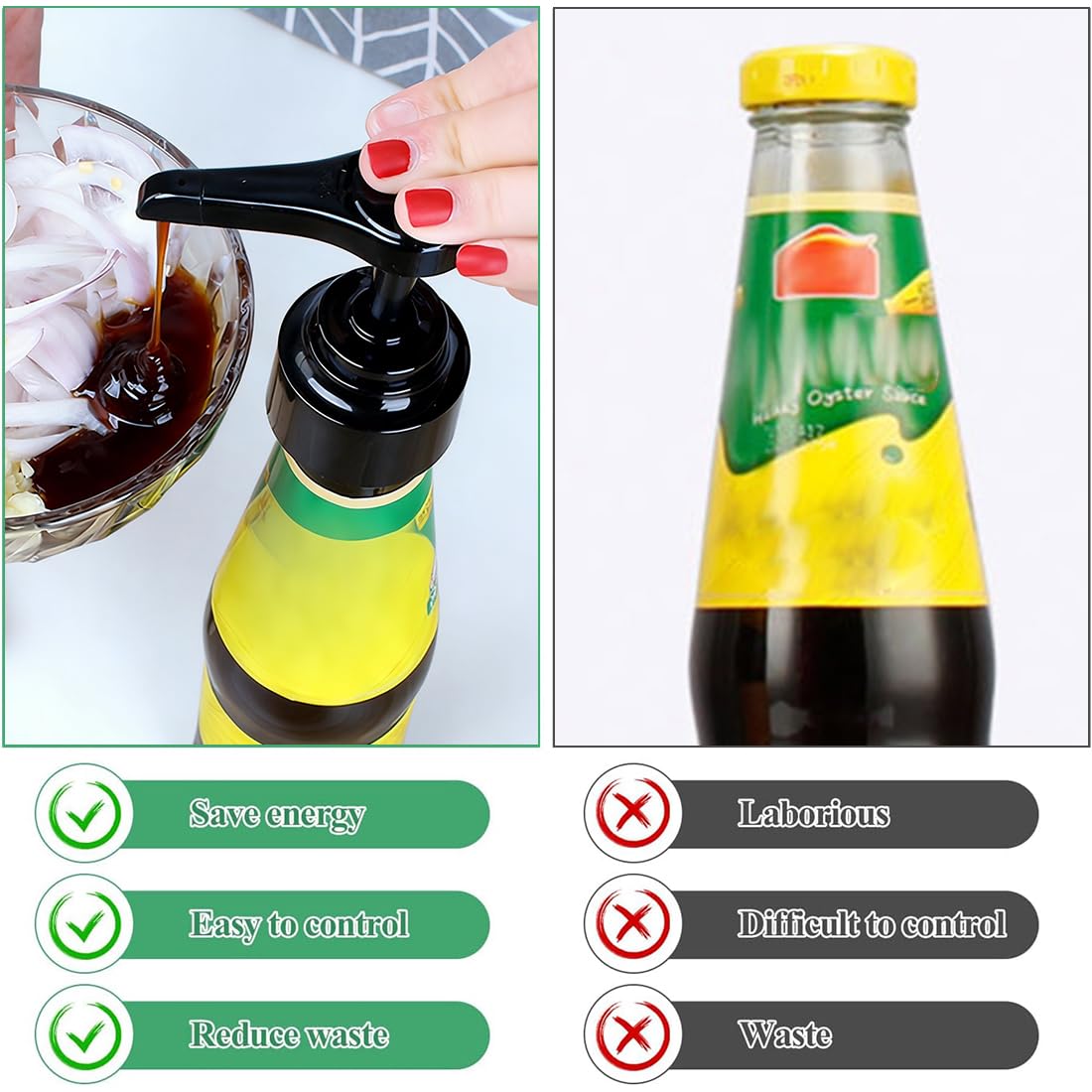 4 Pcs pompa dosatrice pompa dosatrice per sciroppo Dispenser a Pompa, Dosatore per sciroppo, pompa dosatrice, Dispenser Di Sciroppo Per Drink Succhi, Dispenser per Sciroppi, per Bottiglie