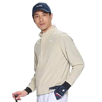 新品 ラッセルノ ゴルフ 2WAY プルオーバー ブルゾン ブラウン L 5 新品 ラッセルノ ゴルフ 2WAY プルオーバー ブルゾン ブラウン L