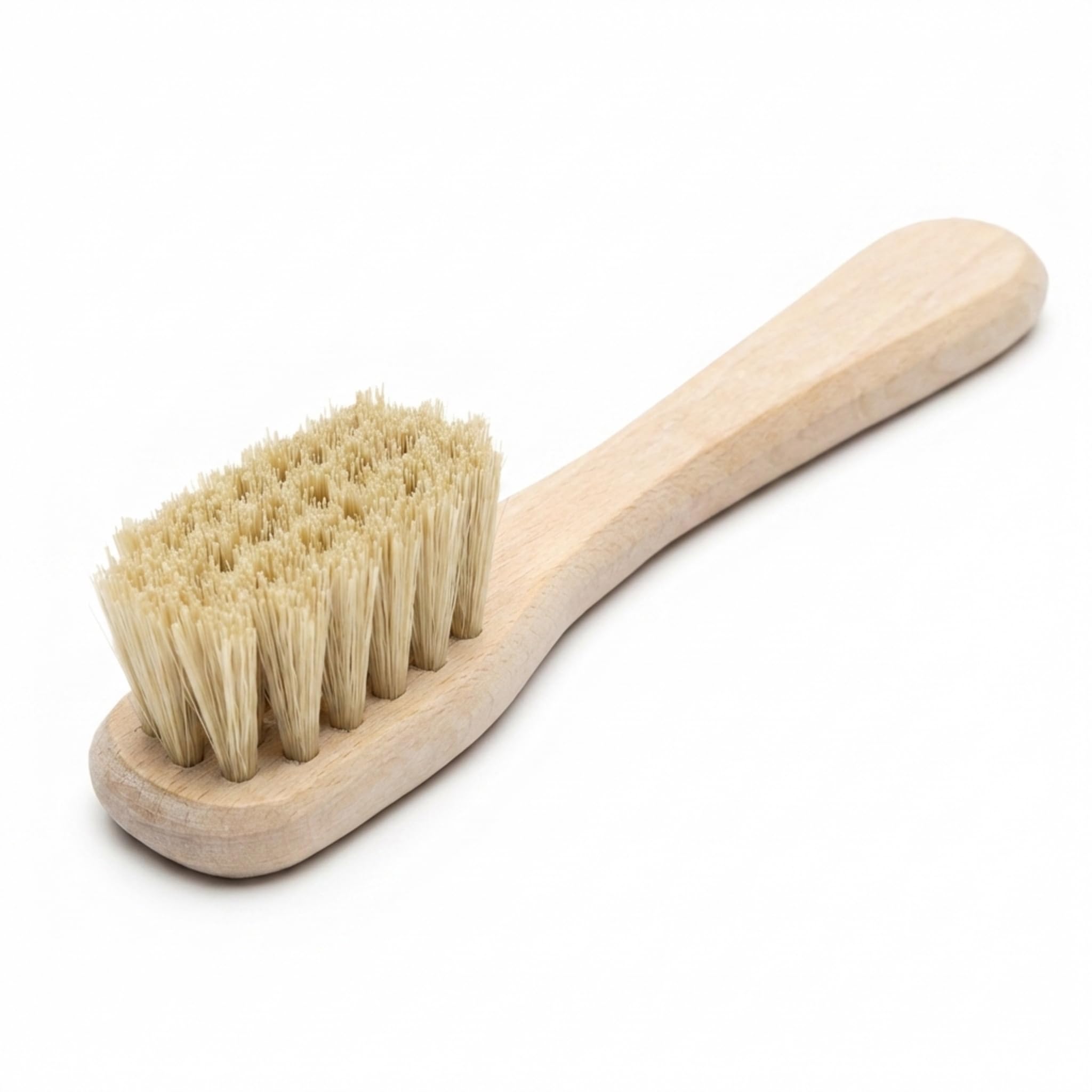 Kaps Synthetic Bristle Shoe Polish Applicator Brush - Leather Boots & Shoes Dauber for Travel & Home Care