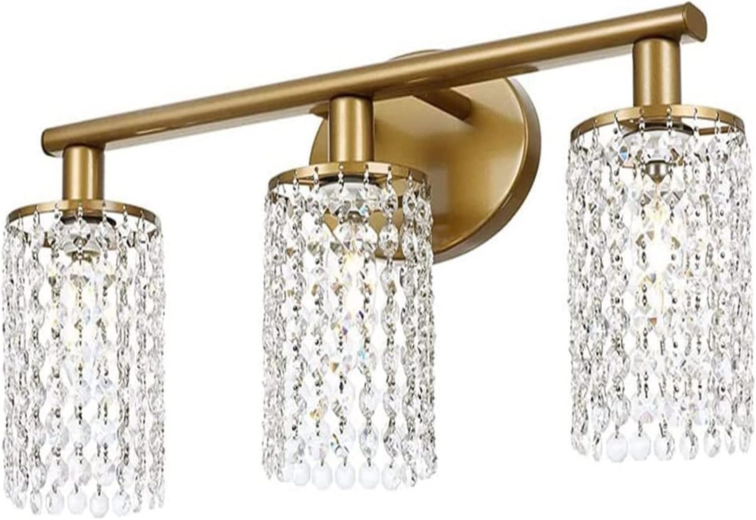 Amazon.com: Wall Lamp Sconce Crystal Mirror Front Lamp Bathroom Light ...
