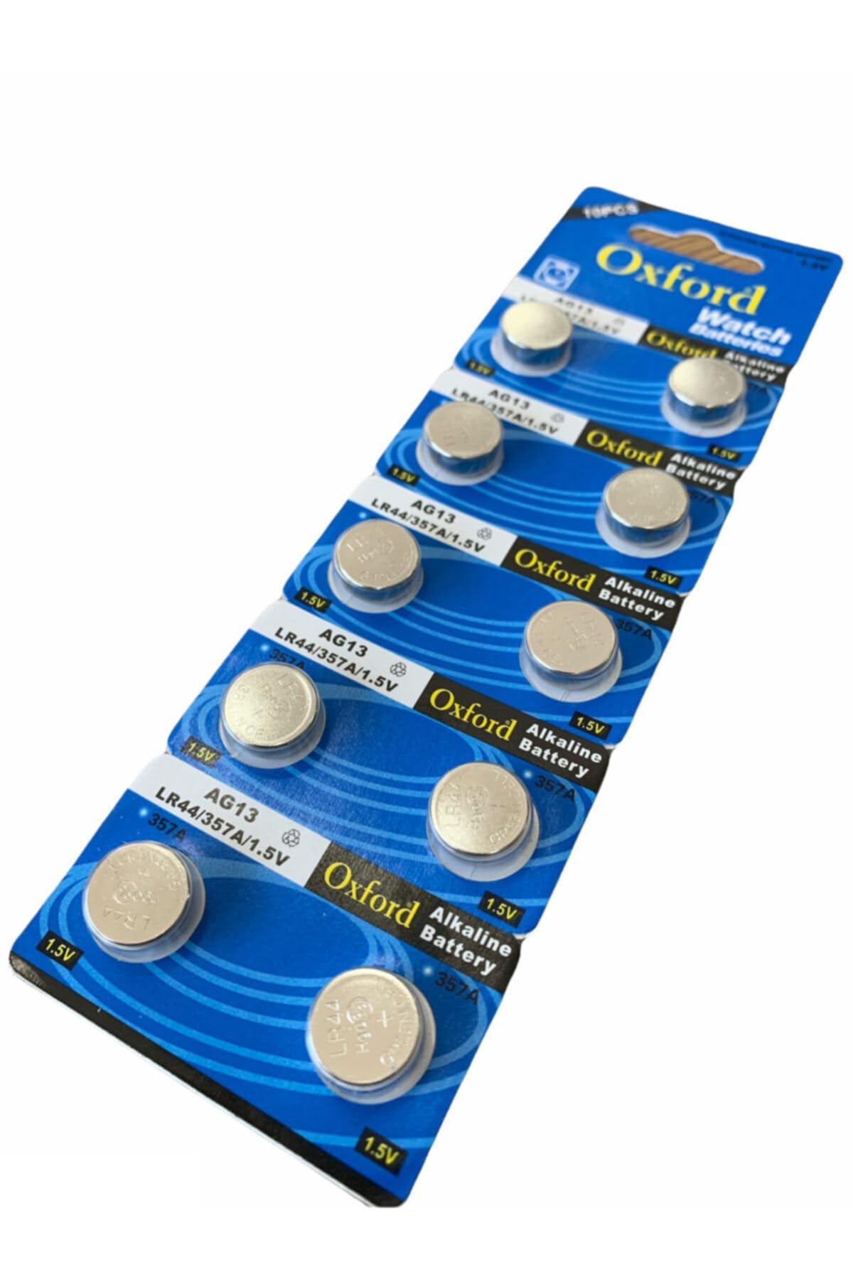 ATA ELEKTRONİK 1 Kart 10 Adet Ag13 - Lr44 - Sr44 - A76 1.5V Alkalin Pil Oxford