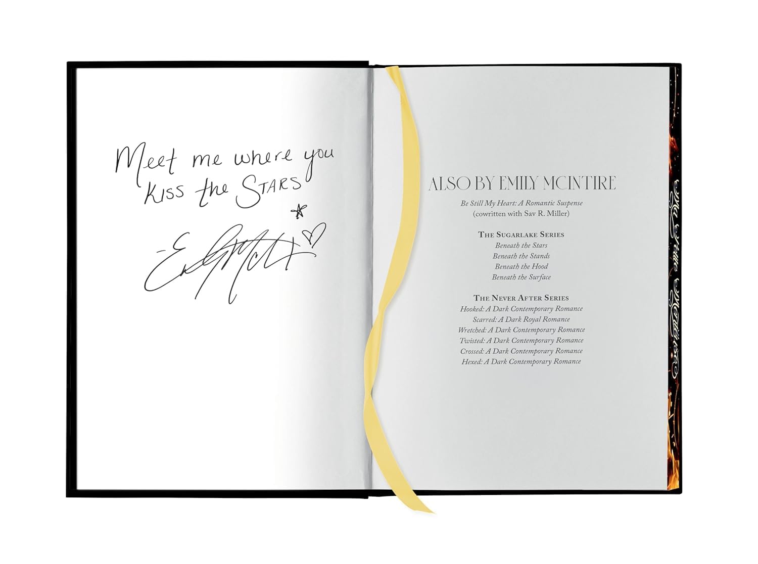 Never After Series by Emily McIntire 2 Books Collector's Edition Set (Scarred & Wretched) (Sprayed Edges)