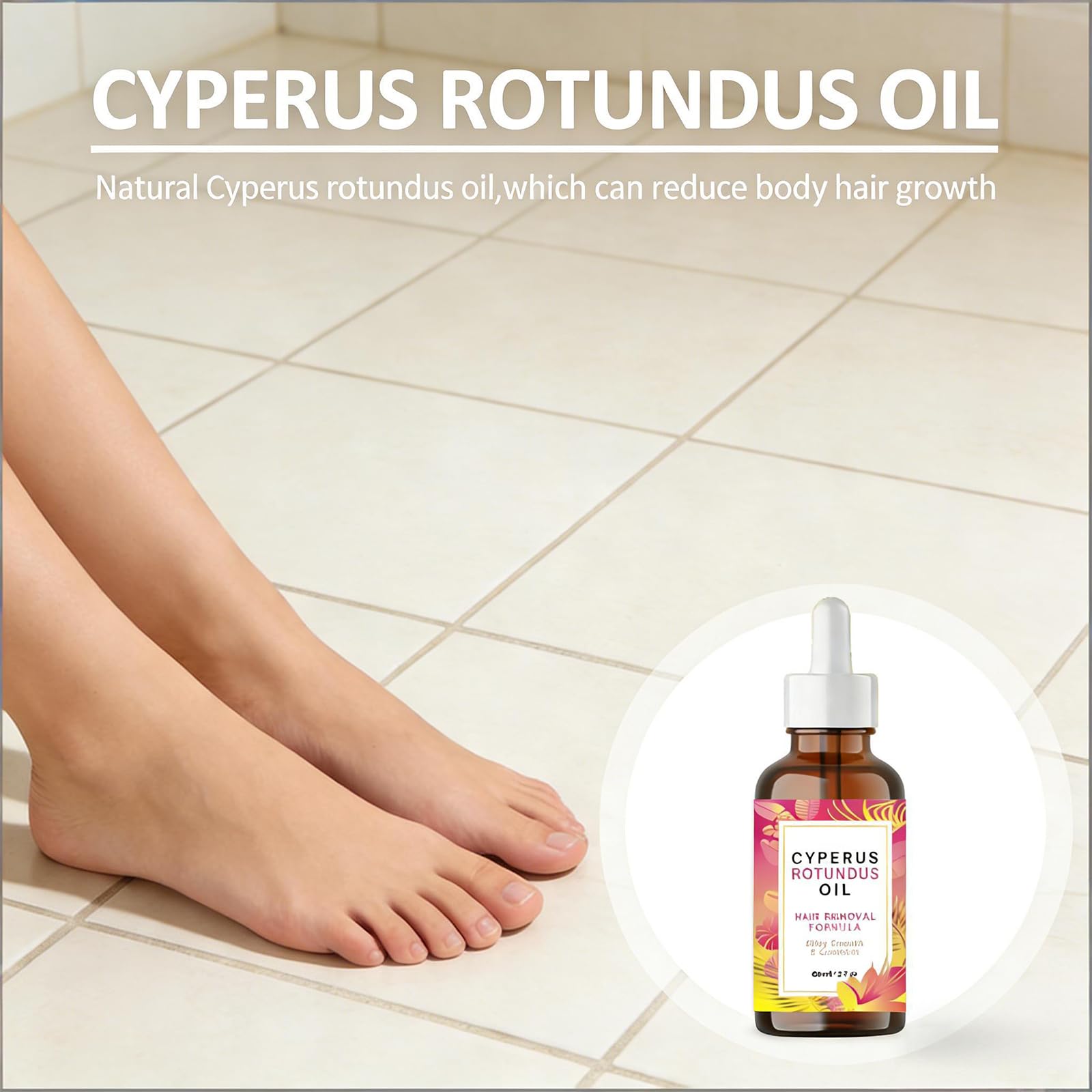 Huile Naturelle Pour L'épilation Huile De Cyperus Rotundus Pour L'épilation & Soin De La Peau Sérum Apaisant Naturel Pour D'épilation Pour Hydratante Et Apaisante Tous Types De Peau