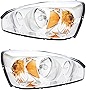 For Chevrolet Chevy Malibu Headlights Lamps Set 2004 2005 2006 2007 2008 Halogen Driver and Passenger Side