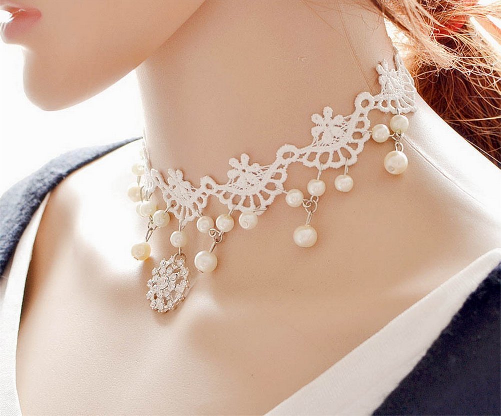 Amazon.co.jp: Gespout ネックレス 花嫁 結婚式 レディース おしゃれ  