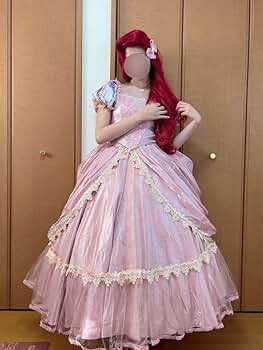 【はなまる】アリエル コスプレ衣装 セット　大人Dハロ Amazon.co.jp: [エゴシー] 出品 実物撮影 ディズニー アリエル カミ